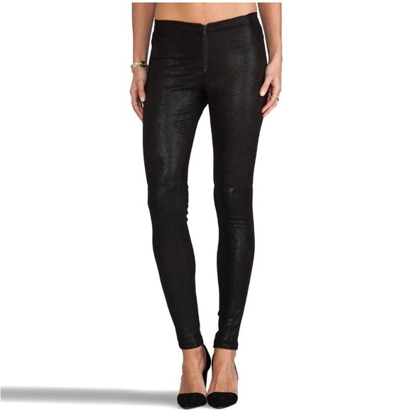 Alice + Olivia leather Size 6 Black. Super soft Pristine condition - Picture 10 of 10